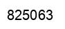 Number 825063 black image