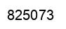 Number 825073 black image