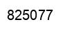 Number 825077 black image
