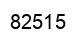 Number 82515 black image