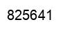 Número 825641 imagen negro
