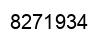 Número 8271934 imagen negro