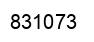 Número 831073 imagen negro