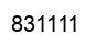 Número 831111 imagen negro