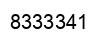 Número 8333341 imagen negro