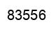 Number 83556 black image