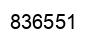 Number 836551 black image
