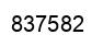 Number 837582 black image