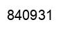 Número 840931 imagen negro