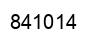 Number 841014 black image