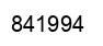 Number 841994 black image
