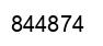 Número 844874 imagen negro