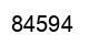 Número 84594 imagen negro