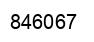 Number 846067 black image