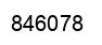 Number 846078 black image