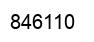 Number 846110 black image