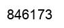 Number 846173 black image