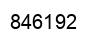 Number 846192 black image