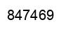Number 847469 black image