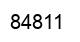 Number 84811 black image