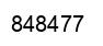 Number 848477 black image