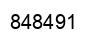 Number 848491 black image