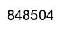 Number 848504 black image