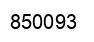 Número 850093 imagen negro