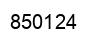 Número 850124 imagen negro