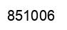 Número 851006 imagen negro