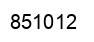 Número 851012 imagen negro