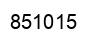 Número 851015 imagen negro