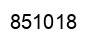 Número 851018 imagen negro