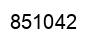 Number 851042 black image