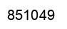 Number 851049 black image