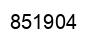 Number 851904 black image