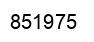 Number 851975 black image
