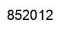 Número 852012 imagen negro