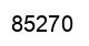 Number 85270 black image