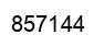 Number 857144 black image