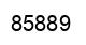 Número 85889 imagen negro