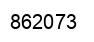 Number 862073 black image