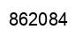 Número 862084 imagen negro