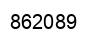 Número 862089 imagen negro