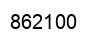 Number 862100 black image