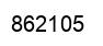 Number 862105 black image