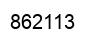 Número 862113 imagen negro