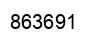 Número 863691 imagen negro