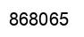 Number 868065 black image