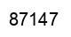 Número 87147 imagen negro